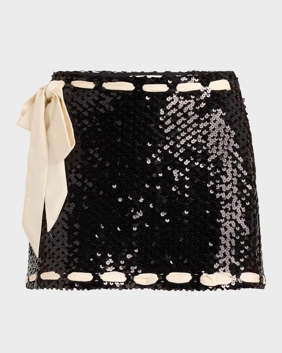 Lovina Sequined Mini Skirt